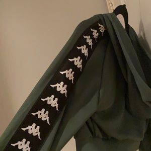 kappa cropped jacket with hood